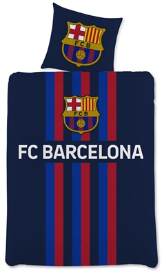 FC Barcelona sengetøj - 140x200 cm - Fodbold sengetøj - 100% bomulds sengesæt